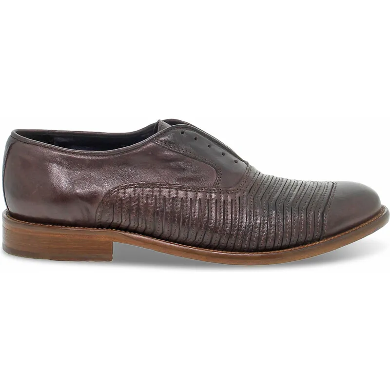 Schnürschuhe Guidi Calzature STILE INGLESE aus Leder Dunkelbraun